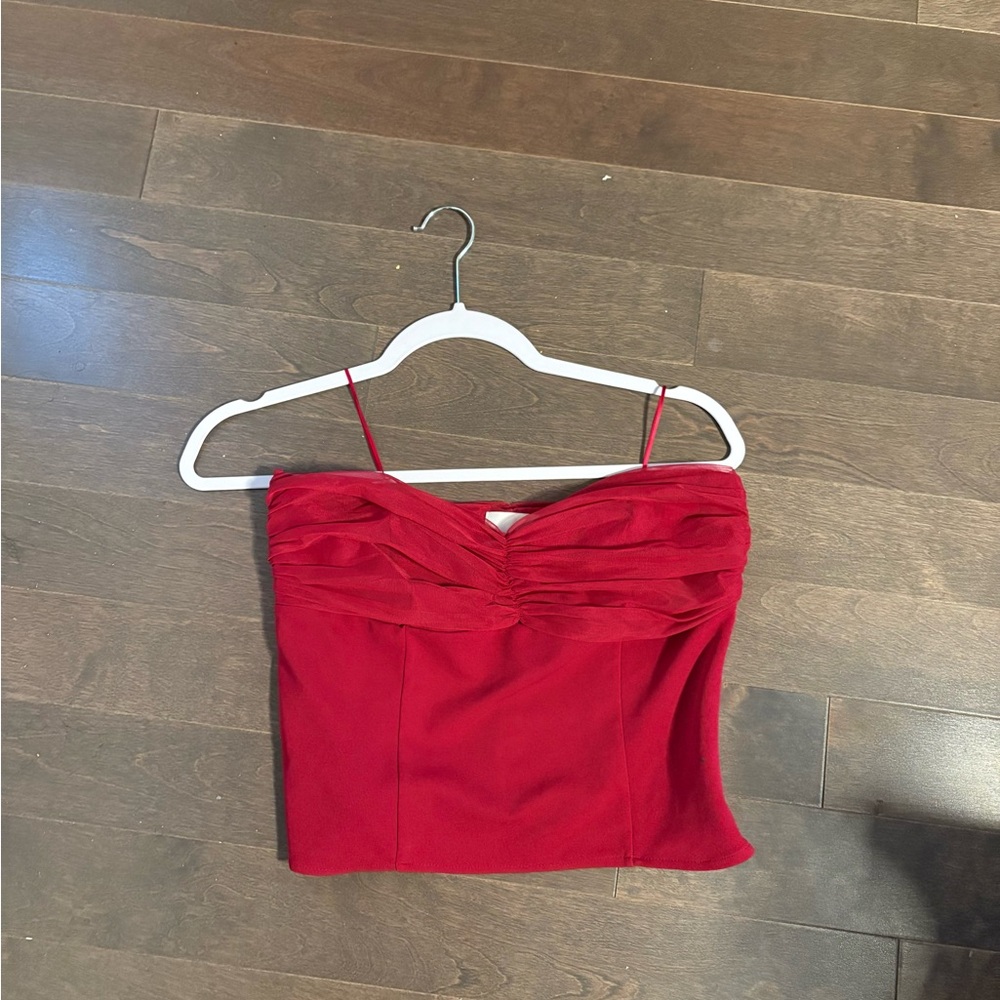 Reformation Red Camisole Top